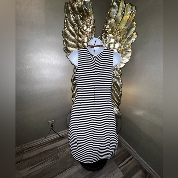 Lilly Pulitzer Dress Janice Shift True Navy Ottoman Stripe, Small - Picture 7 of 15